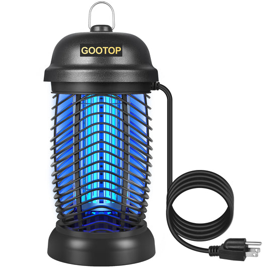 GOOTOP Bug Zapper,Electronic Mosquito Zappers for Outdoor and Indoor,Fly Pest Attractant Trap for Patio