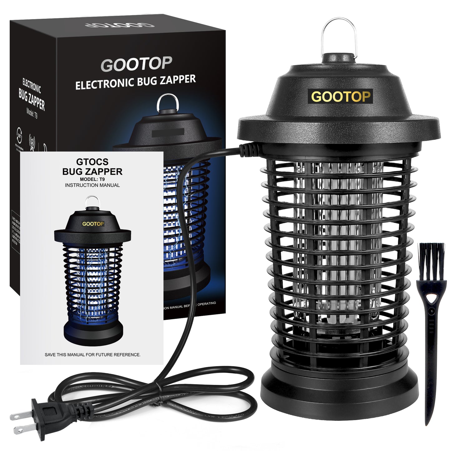 GOOTOP Bug Zapper Outdoor Electric, Fly Zapper Mosquito Zapper Electronic Insect Killer